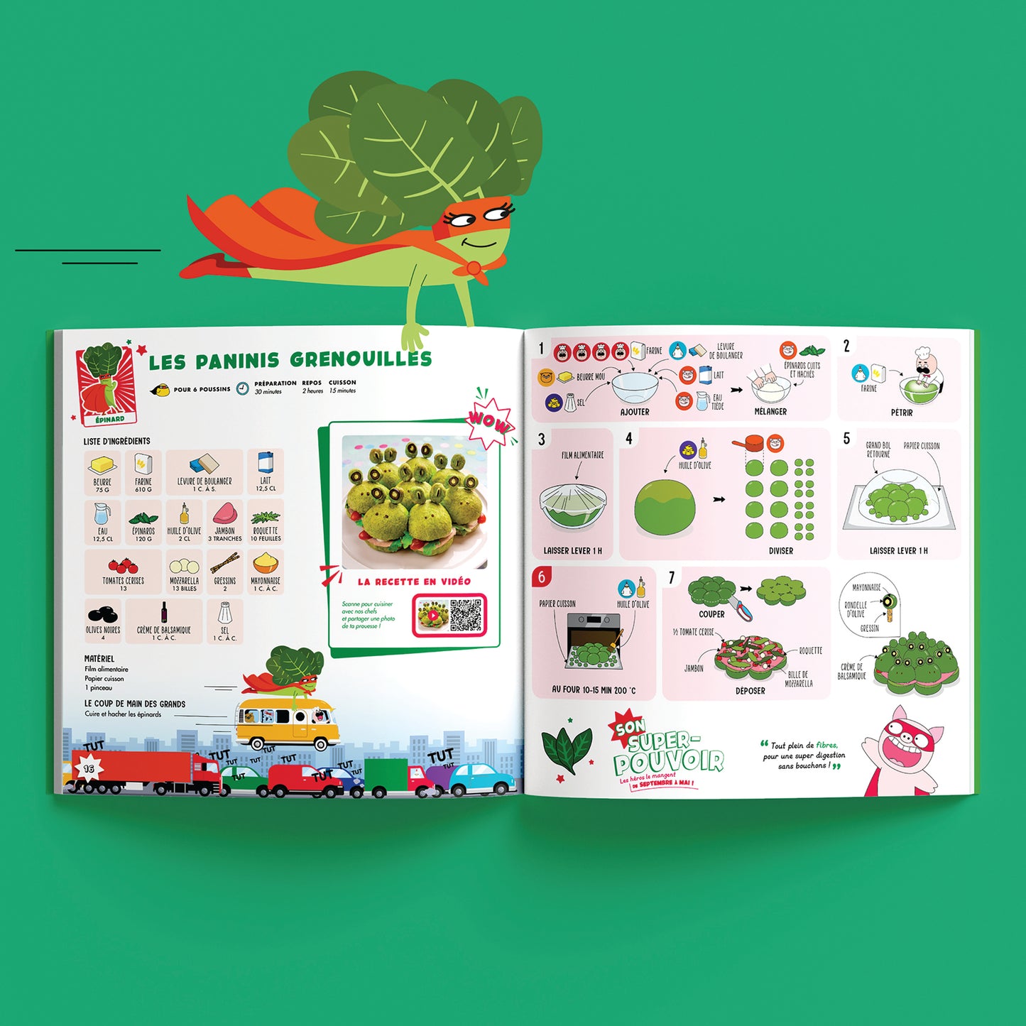 Livre « Les super légumes »