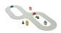 Rubber road and rail set medium