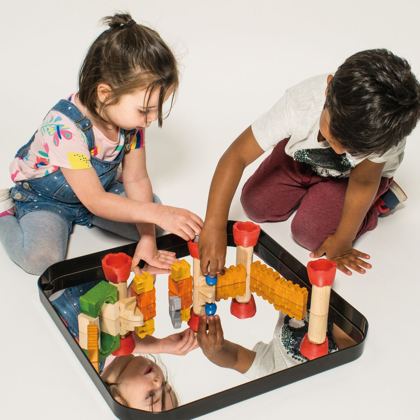 Miroir carré amusant