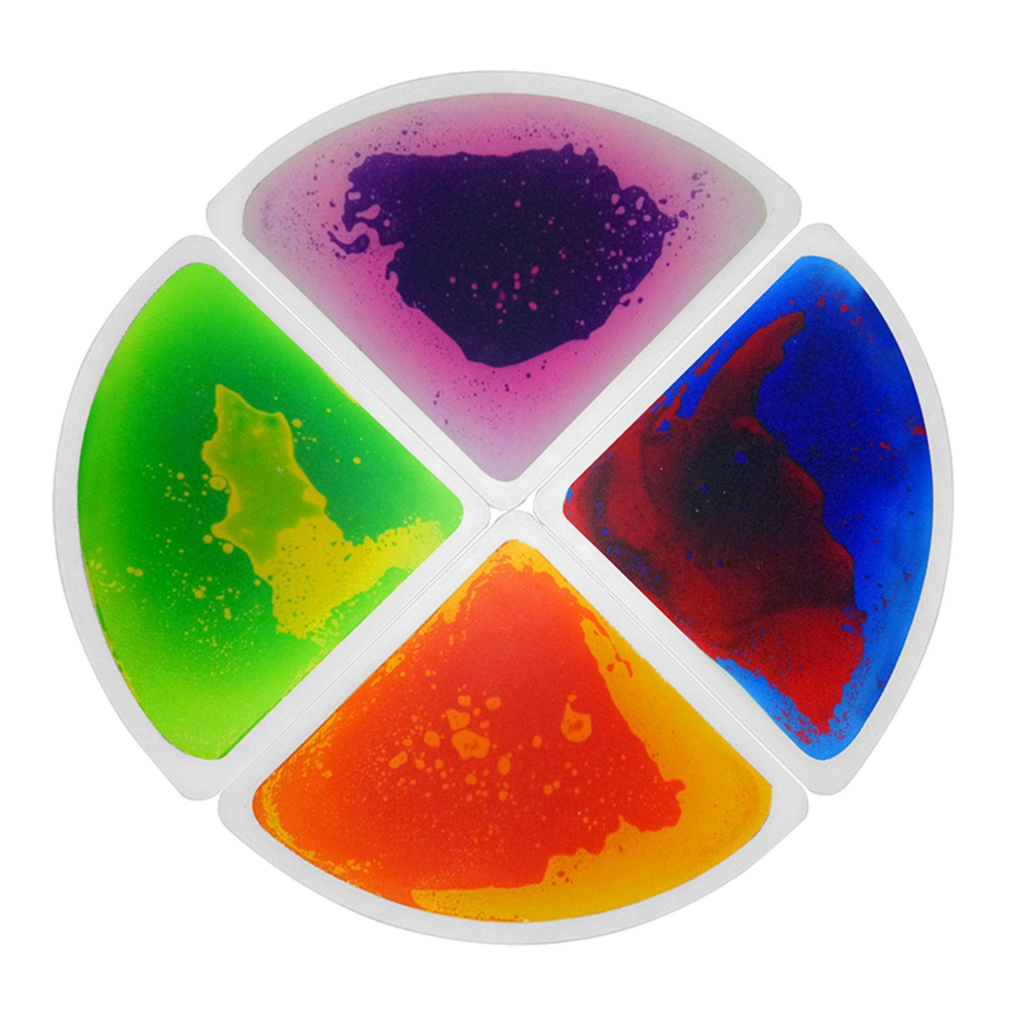 Tuiles de sol sensorielles liquides – Quart de cercle