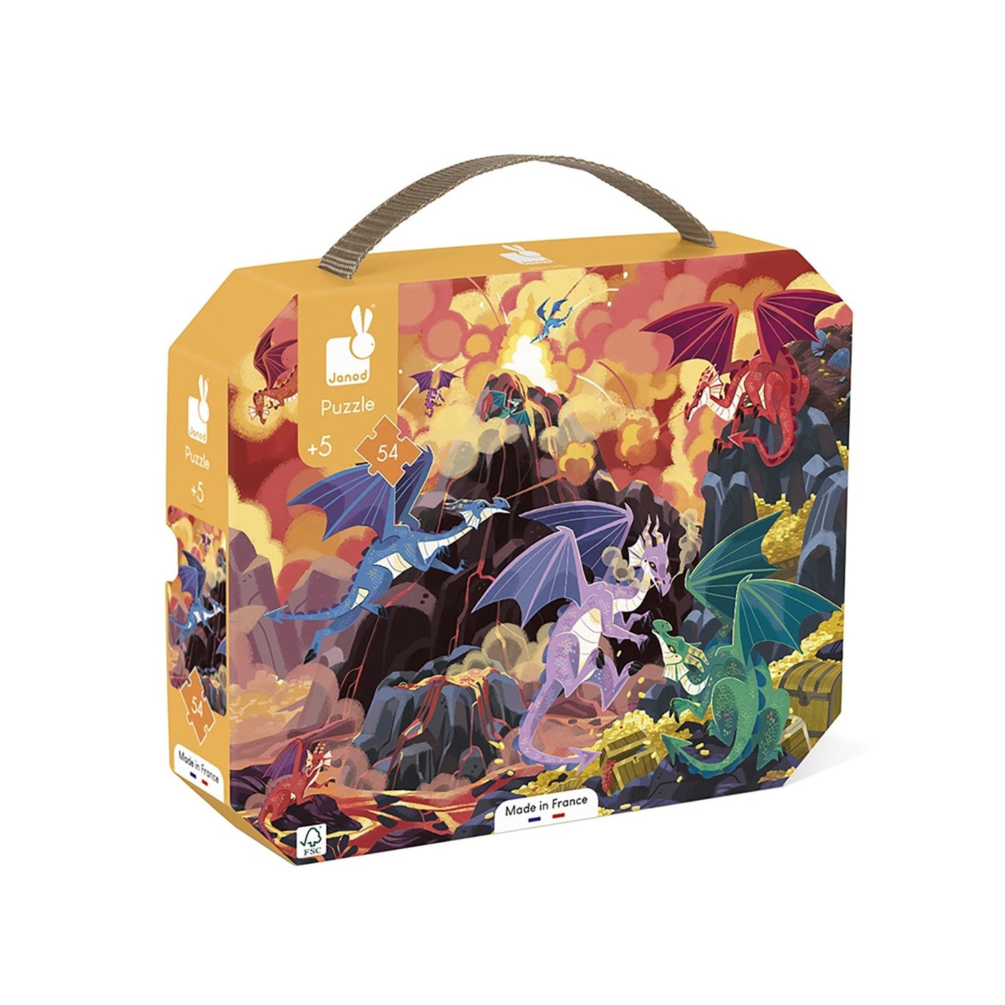 Fiery Dragon Puzzle – 54 pieces