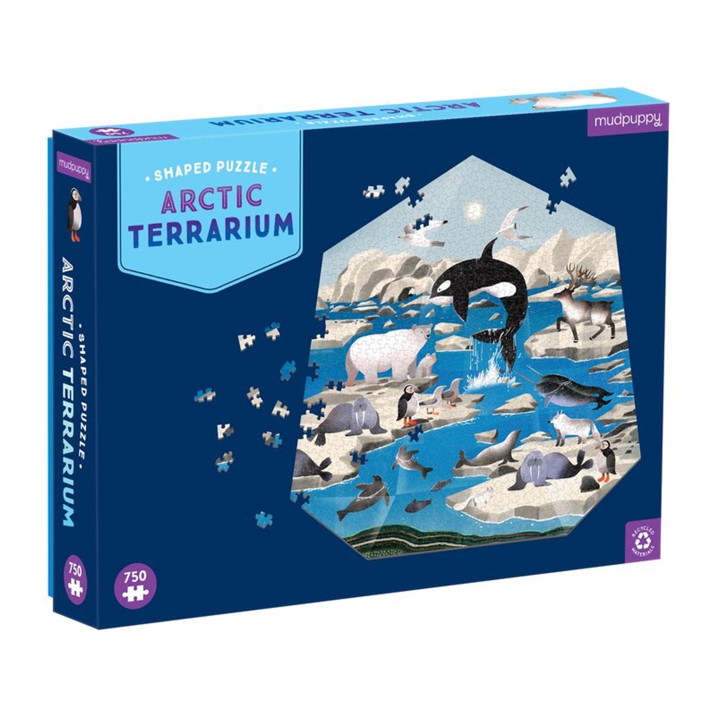 Puzzle silhouette Terrarium arctique – 750 morceaux