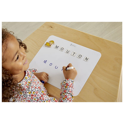 Tableaux blancs individuels repositionnables magnétiques