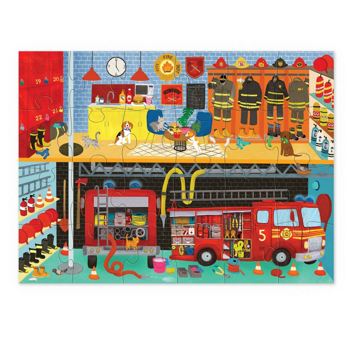 Puzzle – Caserne de pompiers