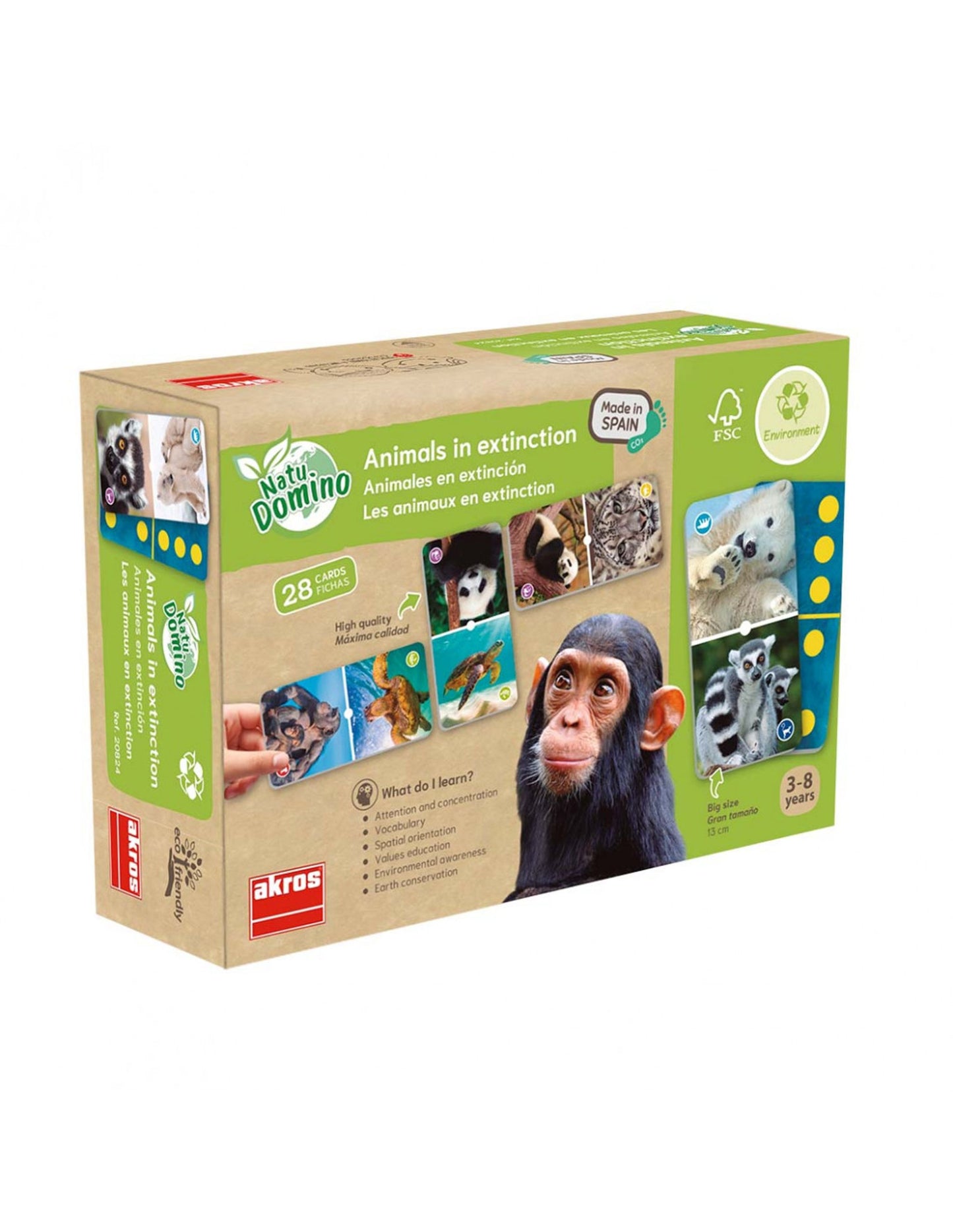 Natudomino – Les animaux en extinction