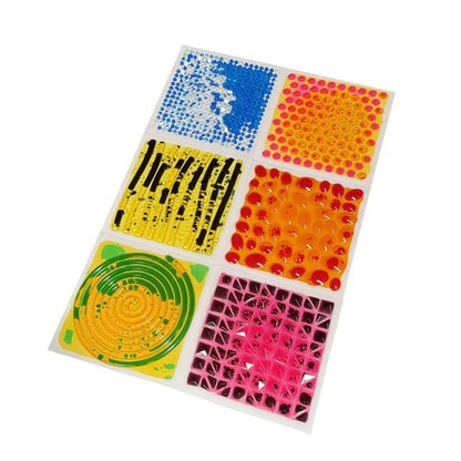 Tuiles sensorielles liquides texturées