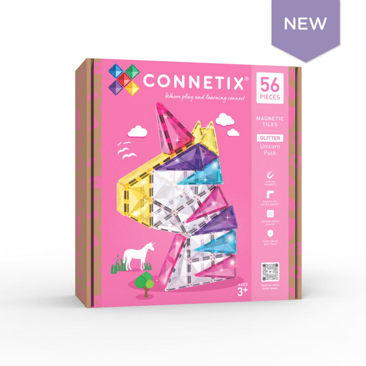 Connetix Licorne scintillante