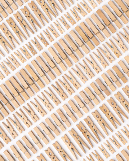 Jumbo Natural Wooden Pegs – 500 g