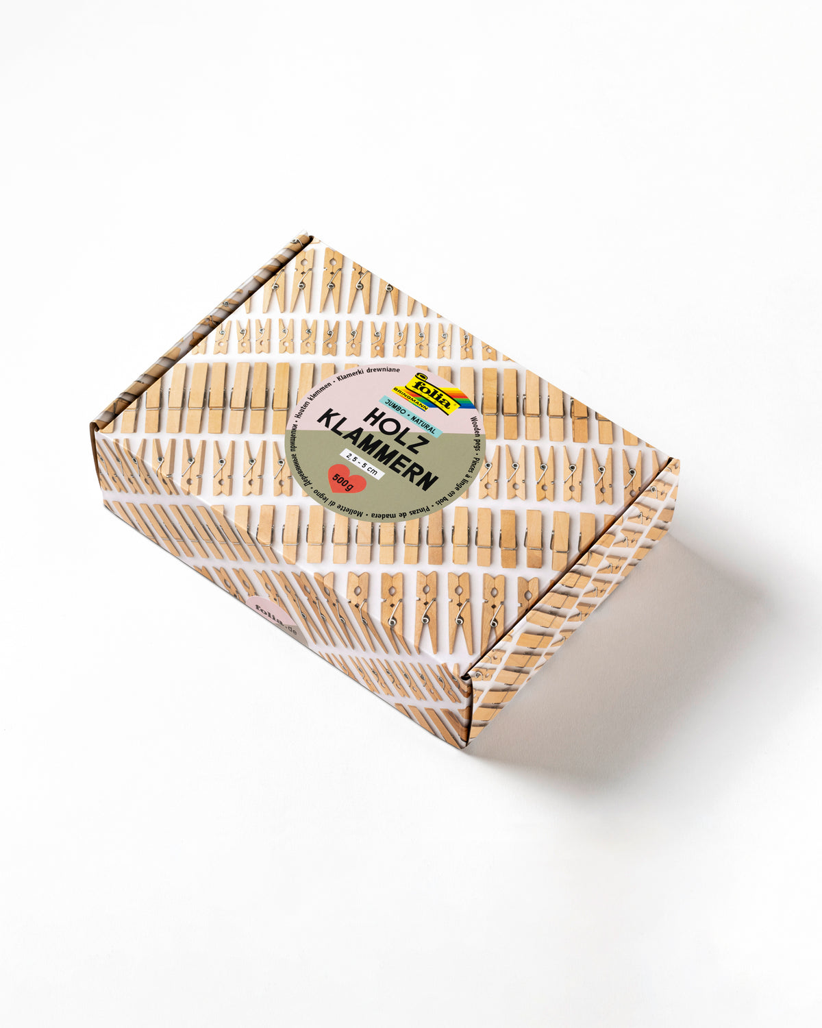 Jumbo Natural Wooden Pegs – 500 g