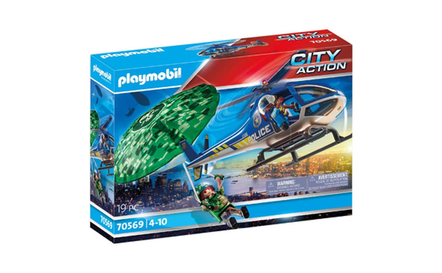 Playmobil  ̶  Police Parachute Search