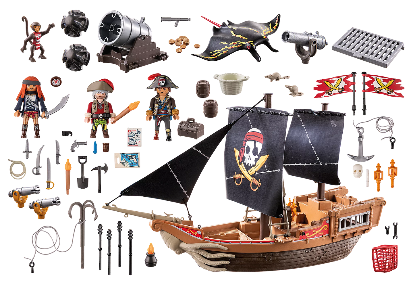 Playmobil - 71530 - Large pirate ship