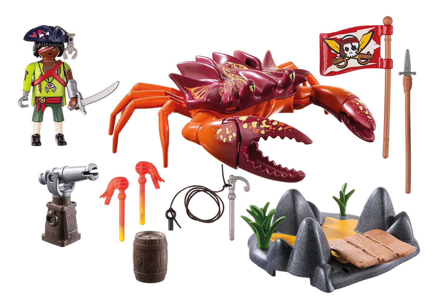 Playmobil - 71532 - Battle with the giant crab