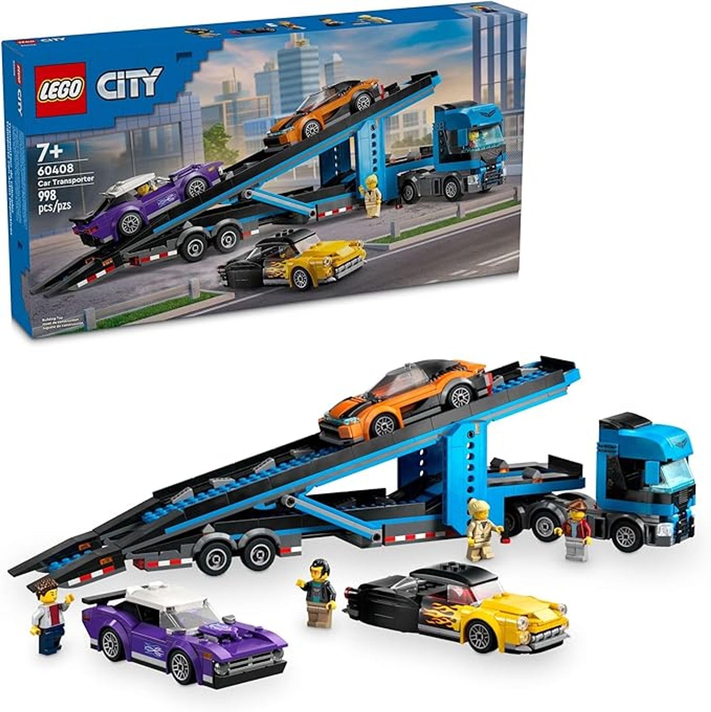 LEGO® City Car Transporter Truck with Sports Cars