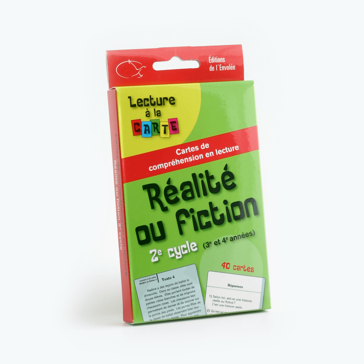 Lecture à la carte – 2e cycle