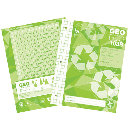 Cahiers série Géo-écolo