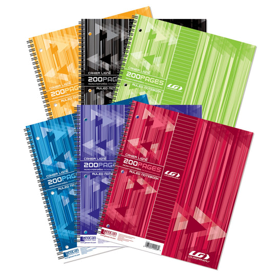 Cahier spirale 200 pages