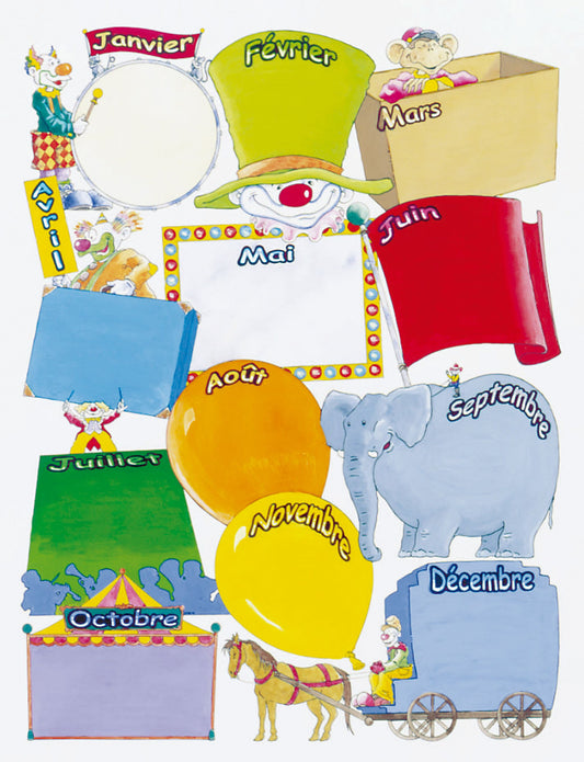 Affiche anniversaires – Le Cirque