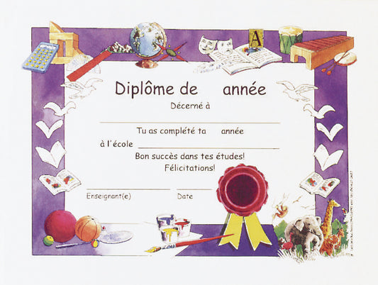 Grade Diplomas (French only)
