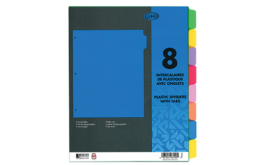 Intercalaires en plastique