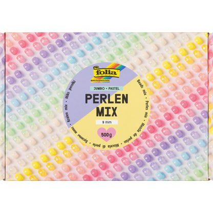 Acrylic Beads Mix – Pastel – 9 mm