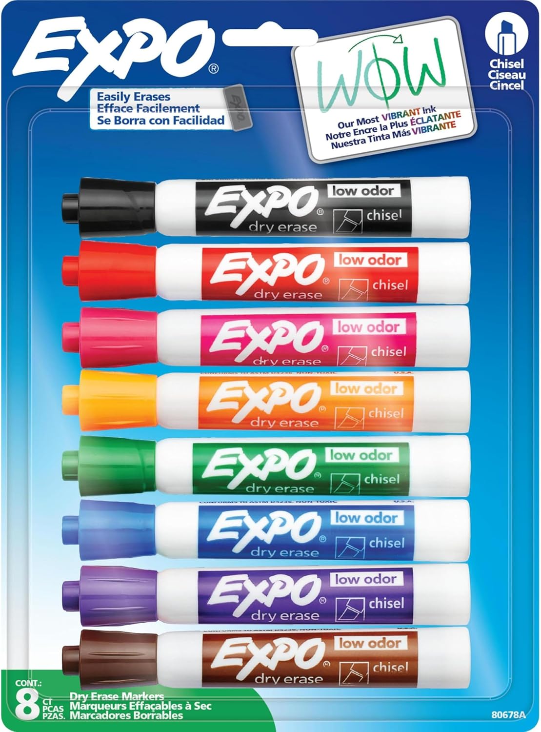 Marqueurs Expo effaçables à sec