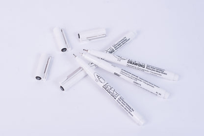 Marqueur à dessin noir trait fin