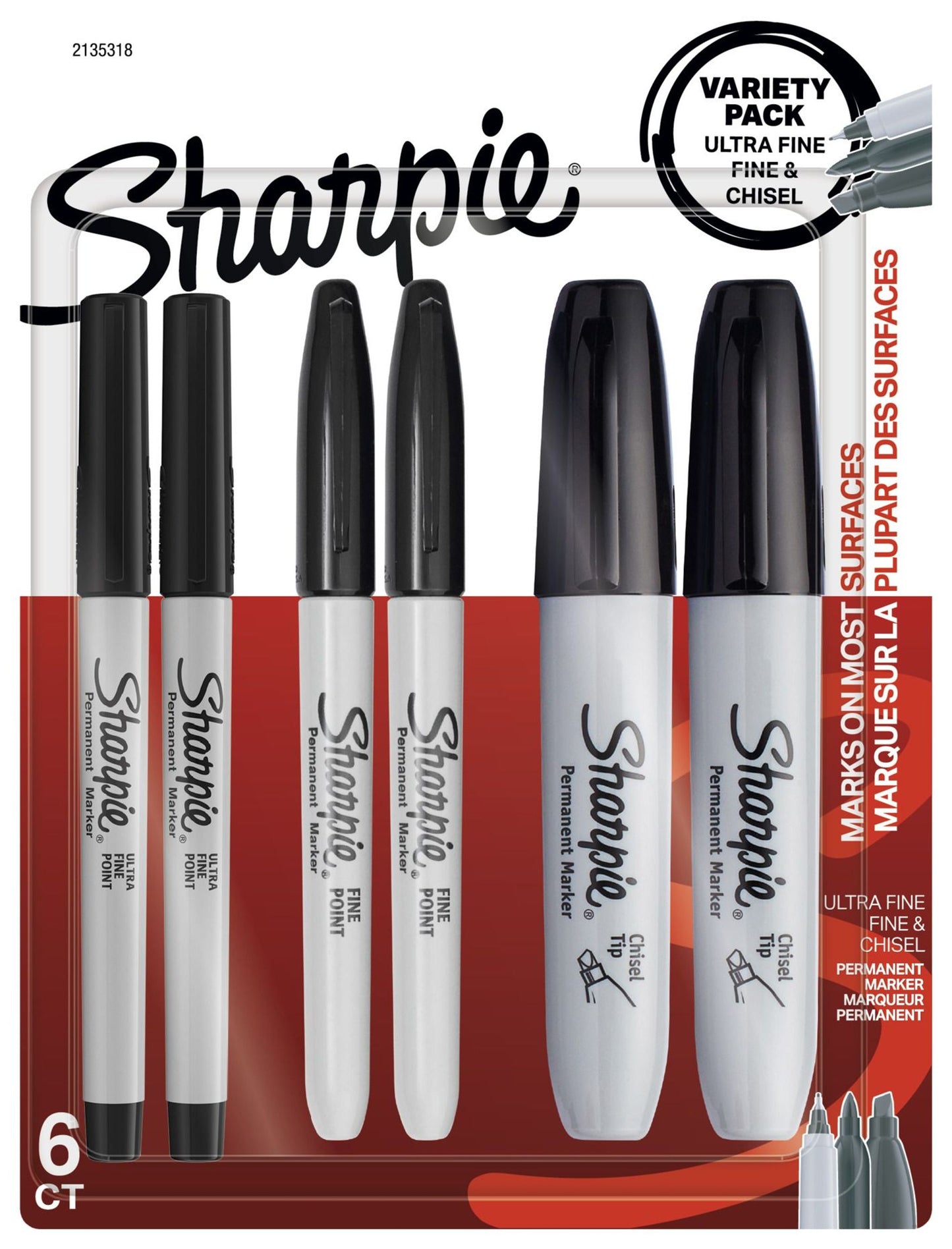 Ensemble de marqueurs permanents Sharpie
