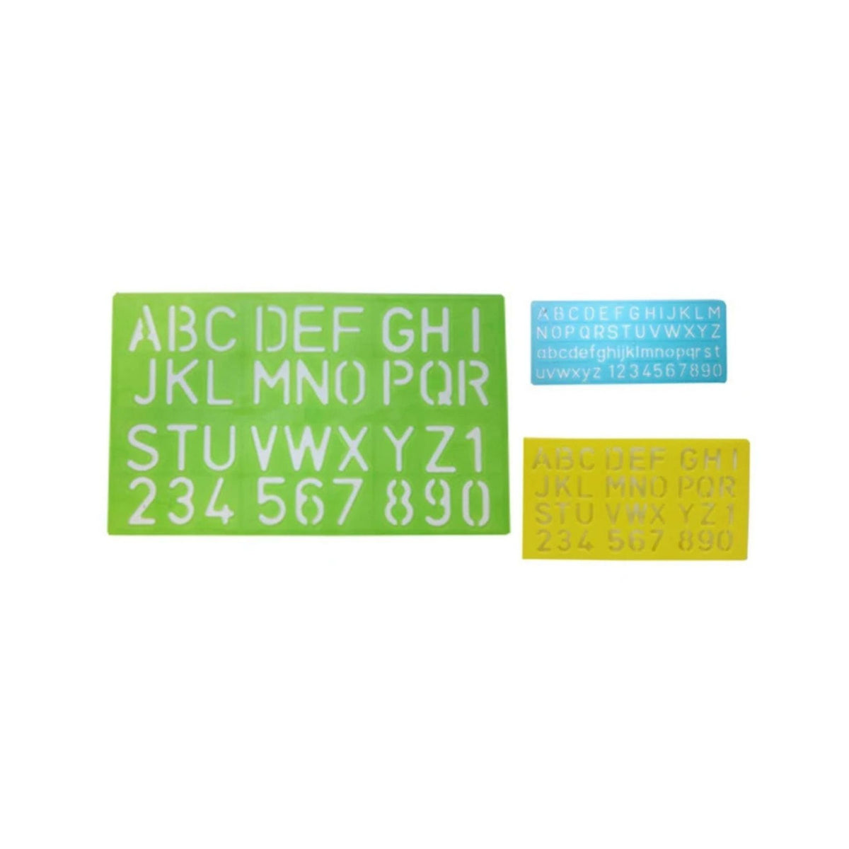 Gabarits de lettres et chiffres