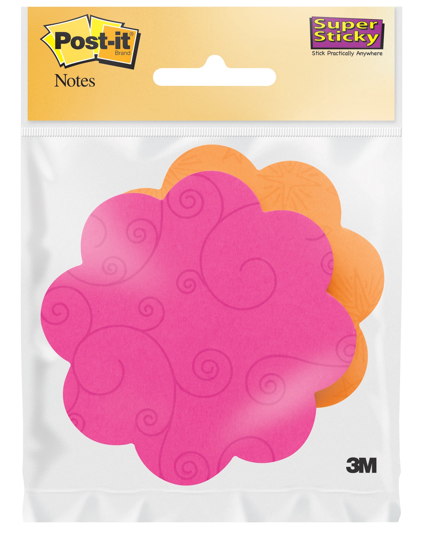 Feuillets Post-it de formes variées