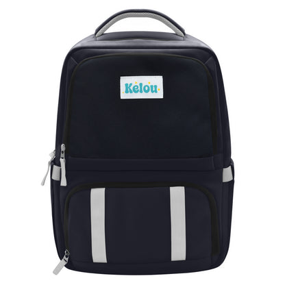 KELOU Grand sac a dos 2 en 1 Noir