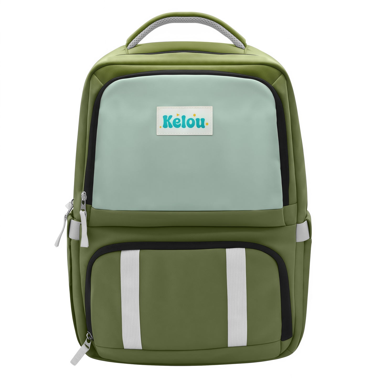 KELOU Grand sac a dos 2 en 1 Vert
