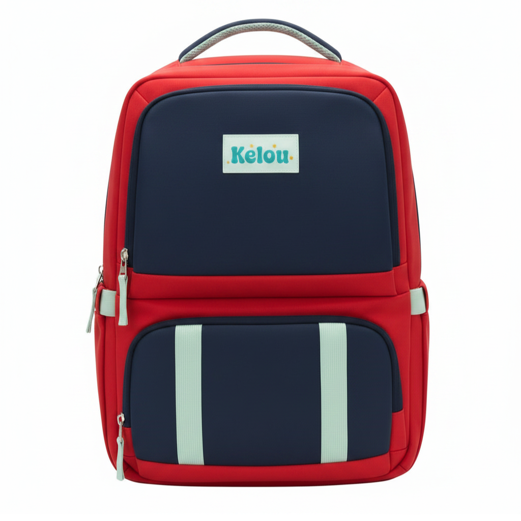 KELOU Mini sac a dos 2 en 1  Bourgogne/Marine