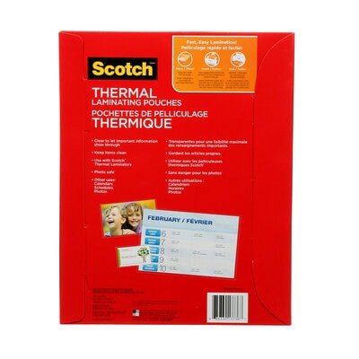 Pochettes pour lamination, paquet de 100