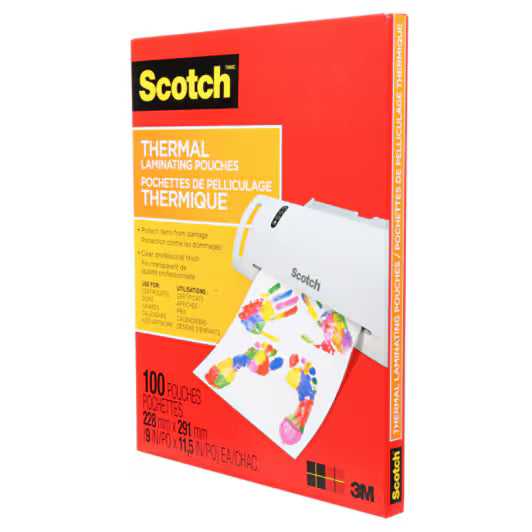 Pochettes pour lamination, paquet de 100