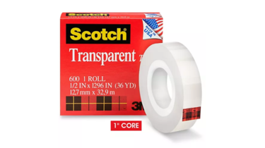 Ruban adhésif transparent sans dévidoir