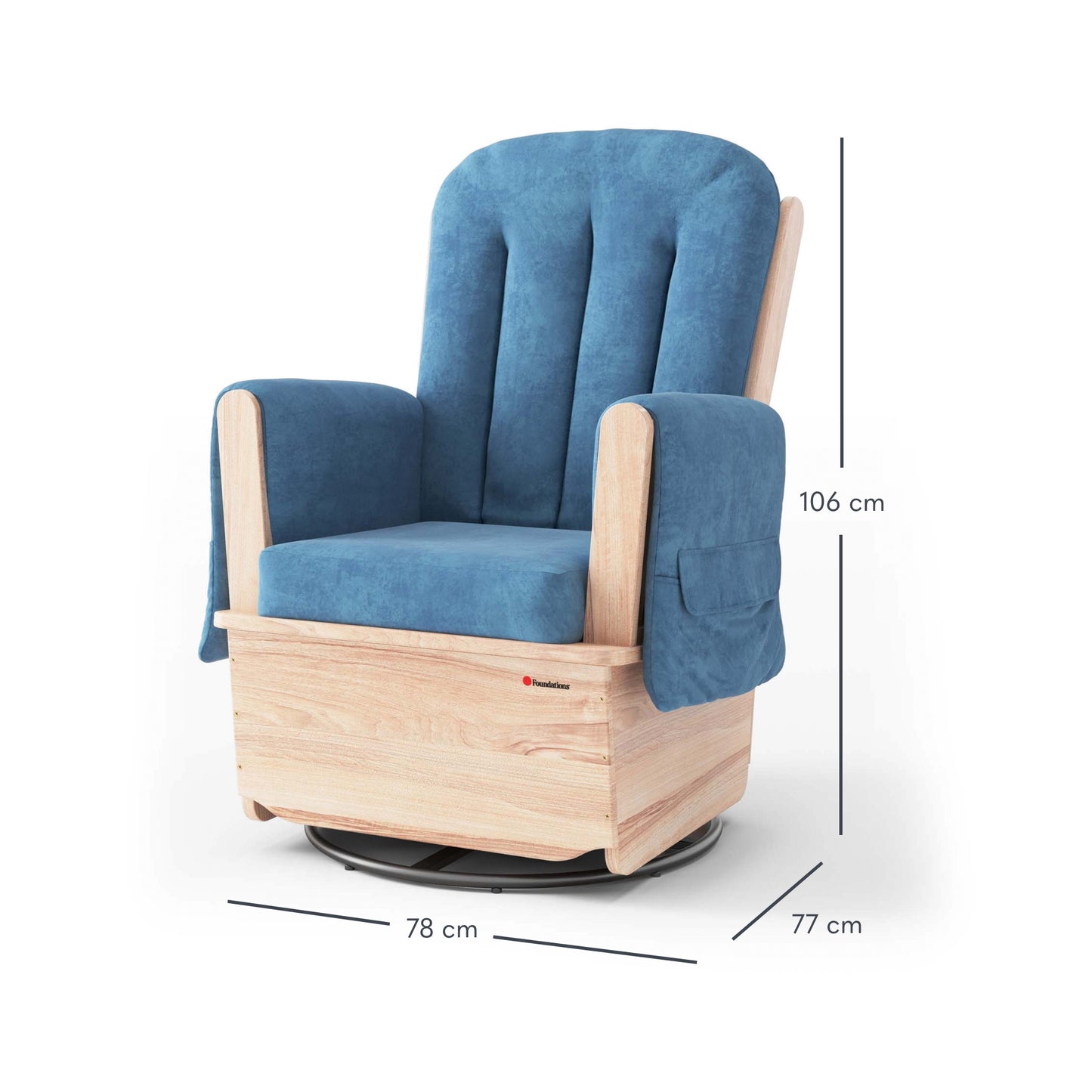 Fauteuil berçant pivotant SafeRocker™