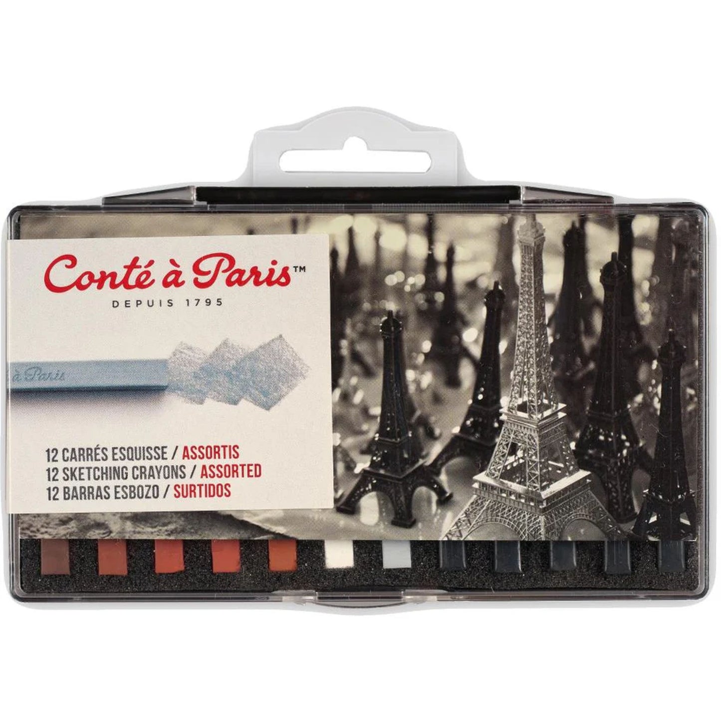 Carrés à dessin Conté