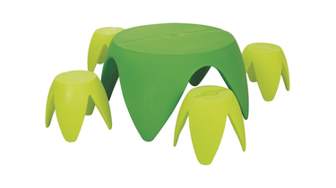 Table et tabourets Flora