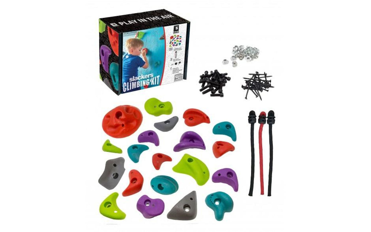 Slackers Rock Climbing Holds Kit