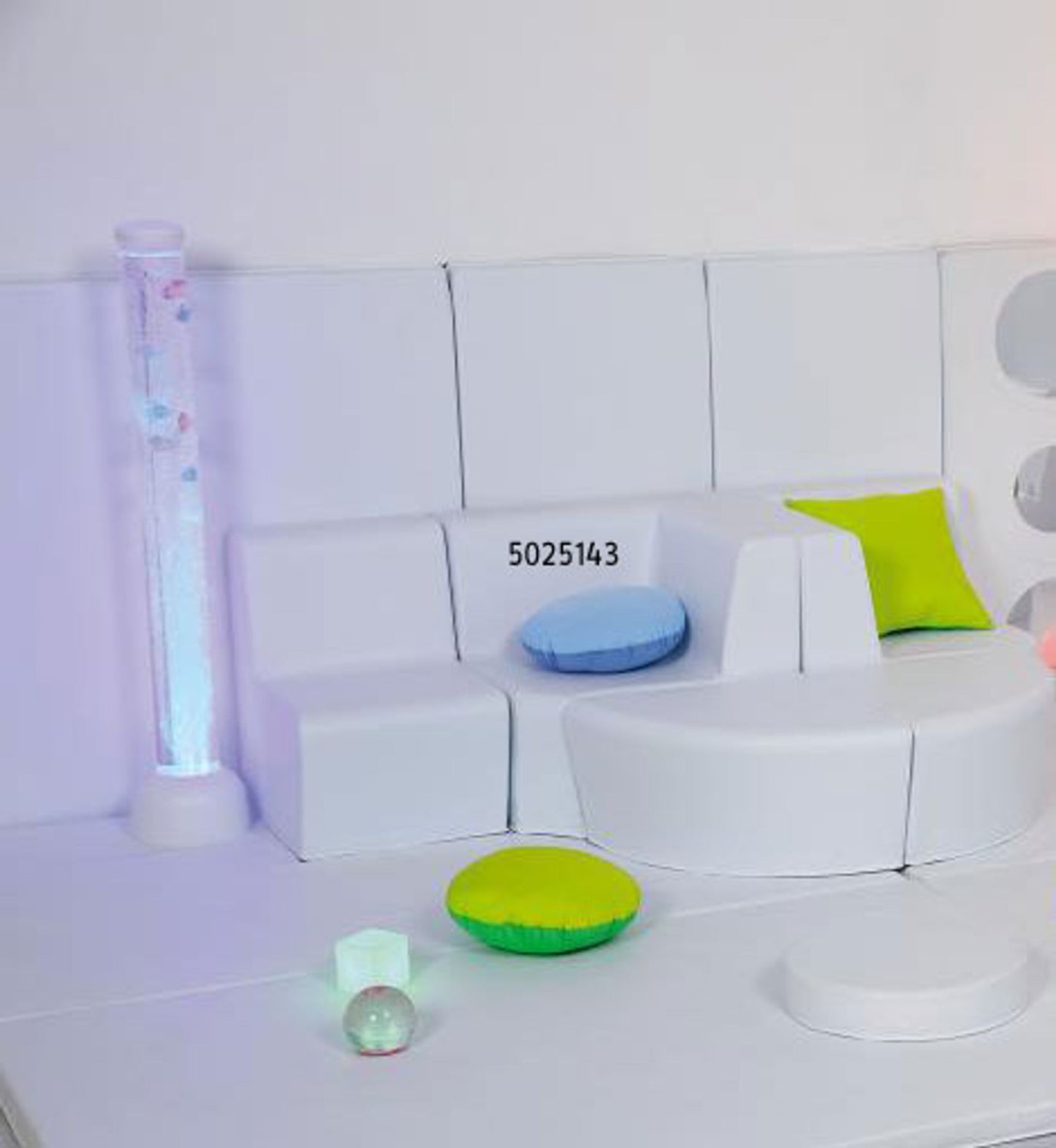 Chauffeuse d'angle pour enfant - Blanc