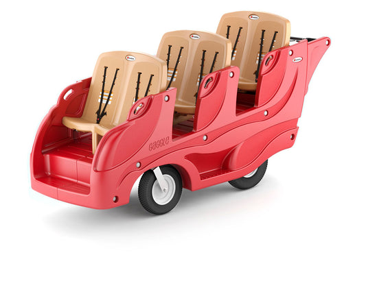 Poussettes Parade Buggy 6 places rouge