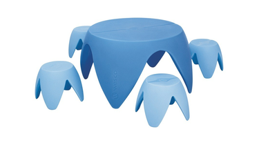 Table et tabourets Flora