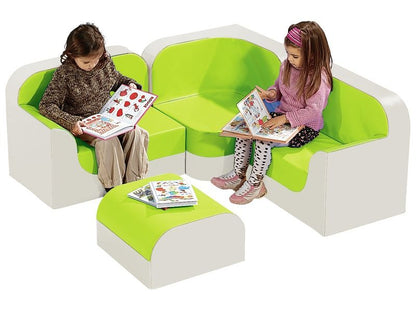 Ensemble Club grand canapé d'angle – 32 cm