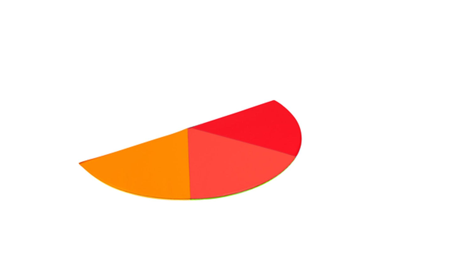 Tapis demi-rond Arc-en-ciel