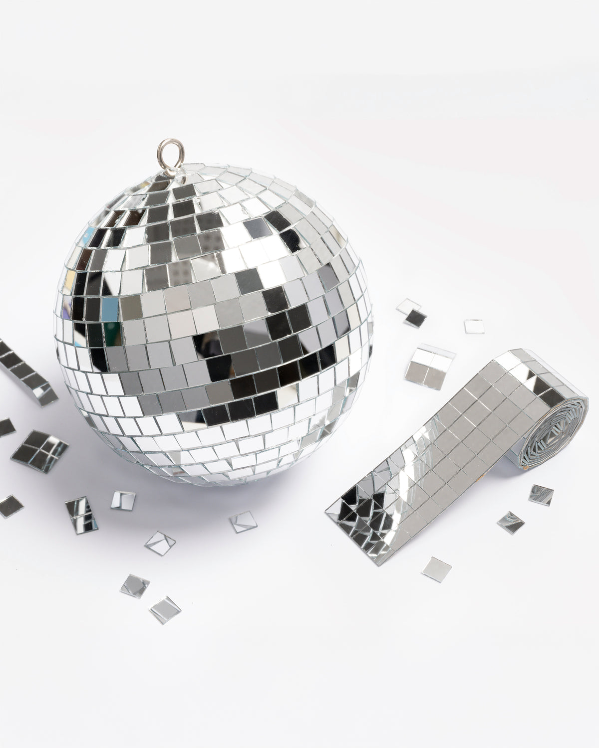 Self-Adhesive Mirror Tile Rolls – Silver – 10 mm
