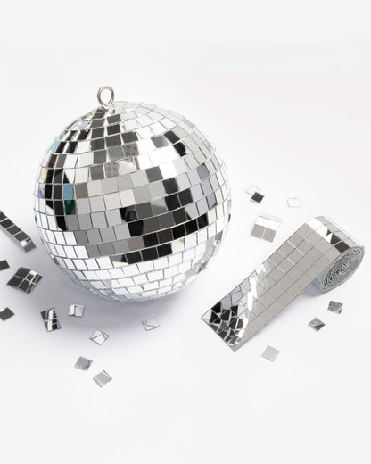Self-Adhesive Mirror Tile Rolls – Silver – 10 mm