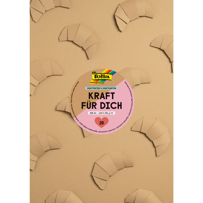 Bloc de papier et carton kraft – A4 – 20 feuilles