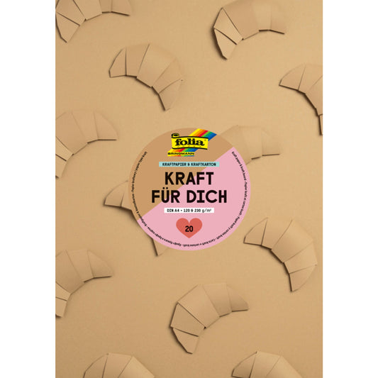 Bloc de papier et carton kraft – A4 – 20 feuilles