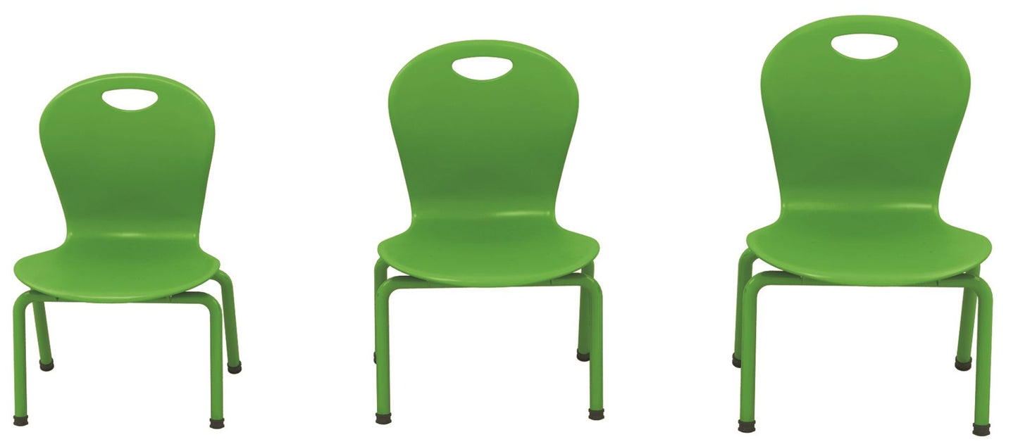 Chaises tubulaires empilables