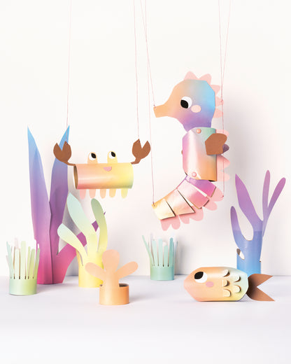 Papier glacé arc-en-ciel – 22,5 x 32 cm – 10 feuilles
